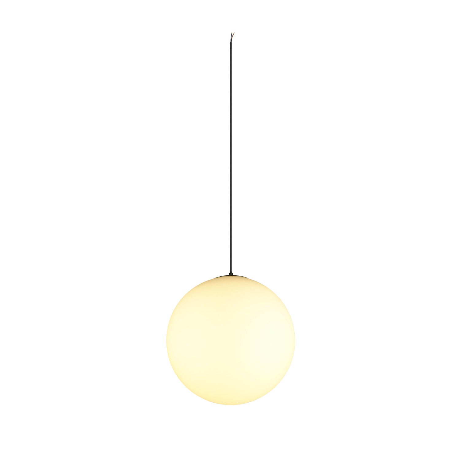 SUN 40 PD, E27, candeeiro suspenso, comprimento da pendente 400 cm, redondo, preto