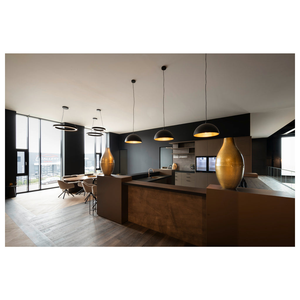 MEDO® RING 60, Candeeiro suspenso, Comprimento do pendente 300 cm, 3000/4000 K, 110°, PHASE, preto