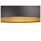 FORCHINI M 50, candeeiro suspenso, E27, comprimento do pendente 150 cm, 1x máx. 40 W, preto mate / dourado mate