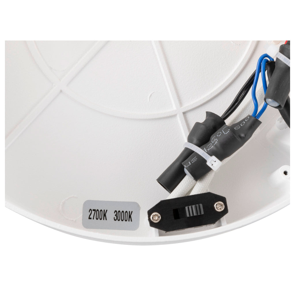 ONE, aplique na parede e no teto, redondo, 2700/3000 K, 14 W, PHASE, 130°, branco