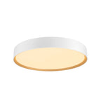 DECONA 42, aplique de teto, redondo, 2700/3000 K, 23 W, PHASE, branco / dourado