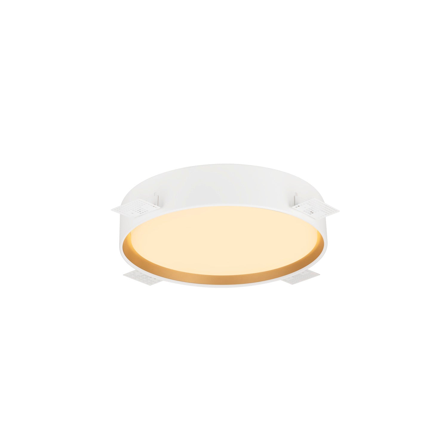 DECONA 30, aplique de teto, redondo, 2700/3000 K, 18 W, PHASE, branco / dourado