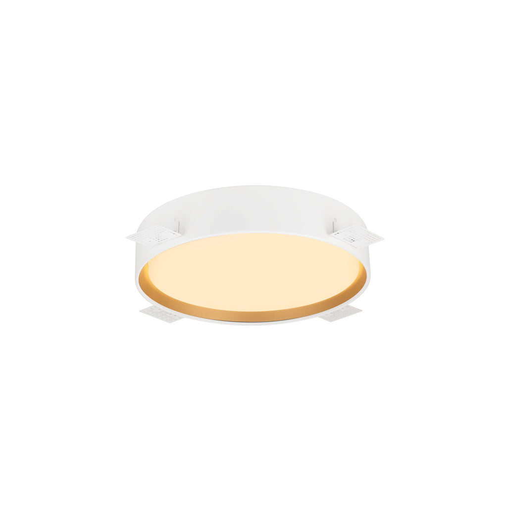 DECONA 30, aplique de teto, redondo, 2700/3000 K, 18 W, PHASE, preto / dourado