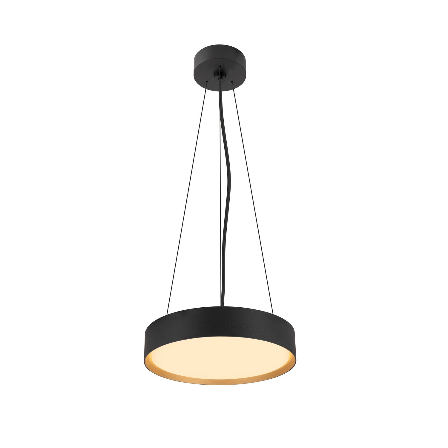 DECONA 30, aplique de teto, redondo, 2700/3000 K, 18 W, PHASE, preto / dourado