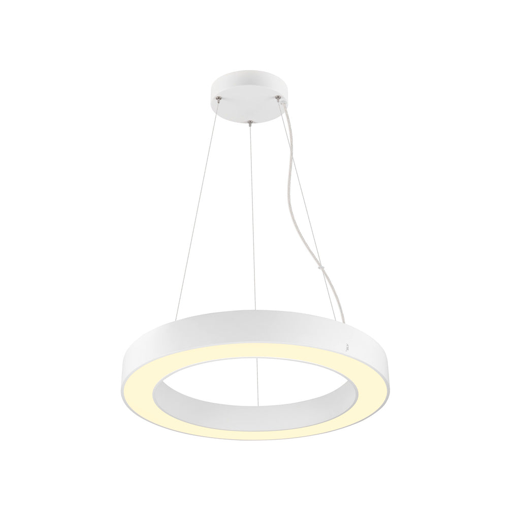 MEDO® RING 60, Candeeiro suspenso, Comprimento do pendente 300 cm, 3000/4000 K, 110°, DALI, Touch, branco