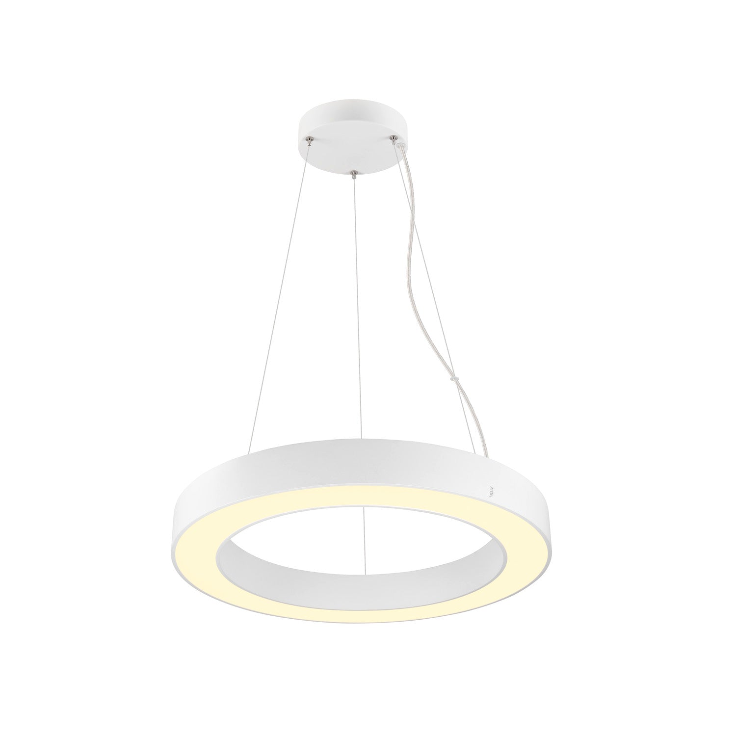 MEDO® RING 60, Candeeiro suspenso, Comprimento do pendente 300 cm, 3000/4000 K, 110°, DALI, Touch, branco