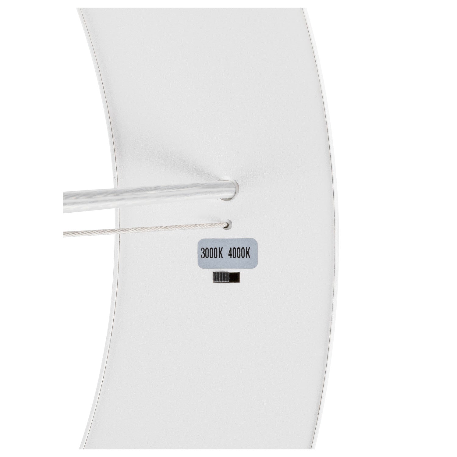 MEDO® RING 60, Candeeiro suspenso, Comprimento do pendente 300 cm, 3000/4000 K, 110°, DALI, Touch, branco