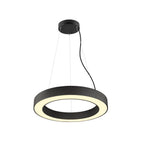 MEDO® RING 60, Candeeiro suspenso, Comprimento do pendente 300 cm, 3000/4000 K, 110°, PHASE, preto