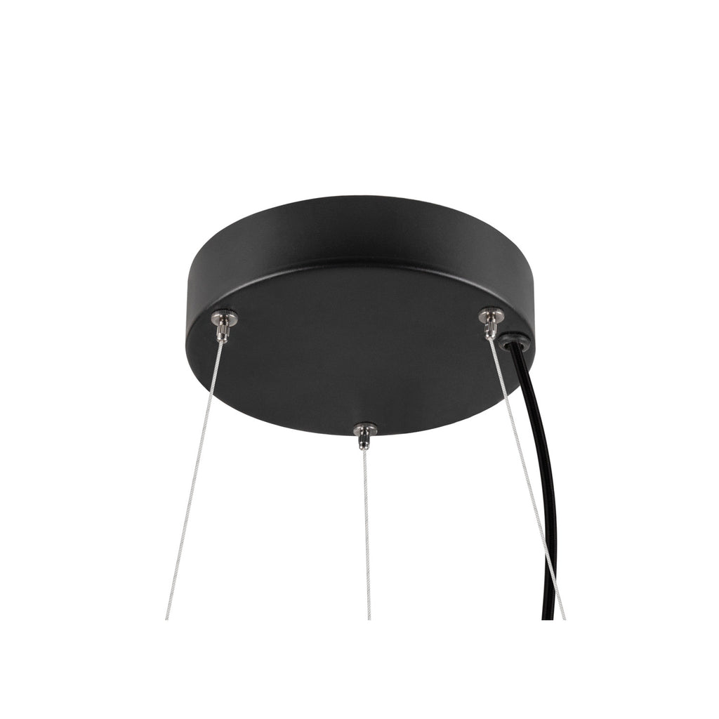 MEDO® RING 60, Candeeiro suspenso, Comprimento do pendente 300 cm, 3000/4000 K, 110°, PHASE, preto
