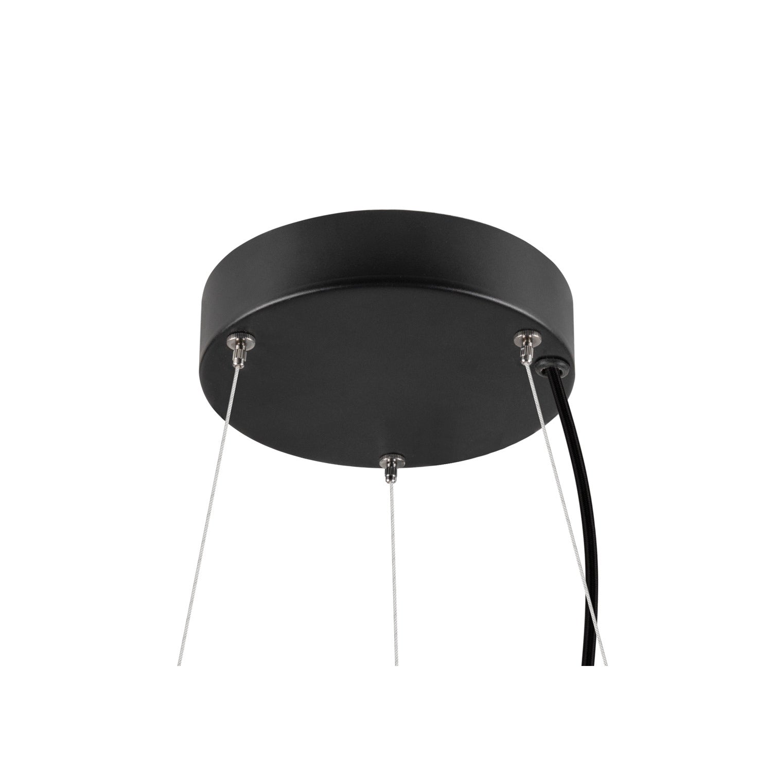 MEDO® RING 60, Candeeiro suspenso, Comprimento do pendente 300 cm, 3000/4000 K, 110°, PHASE, preto