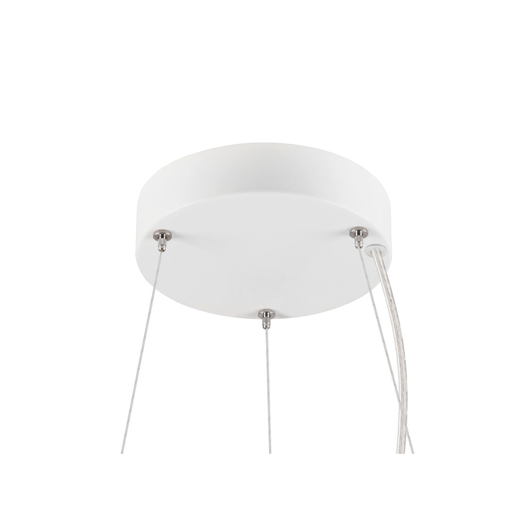 MEDO® RING 60, Candeeiro suspenso, Comprimento do pendente 300 cm, 3000/4000 K, 110°, PHASE, branco