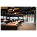 MEDO® RING 60, Candeeiro suspenso, Comprimento do pendente 300 cm, 3000/4000 K, 110°, DALI, Touch, preto