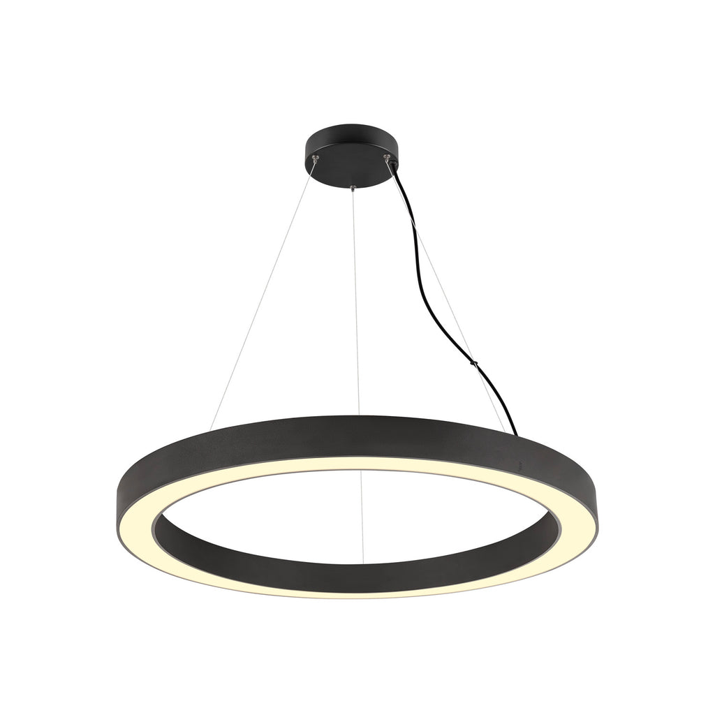 MEDO® RING 90, Candeeiro suspenso, Comprimento do pendente 300 cm, 3000/4000 K, 110°, DALI, Touch, preto