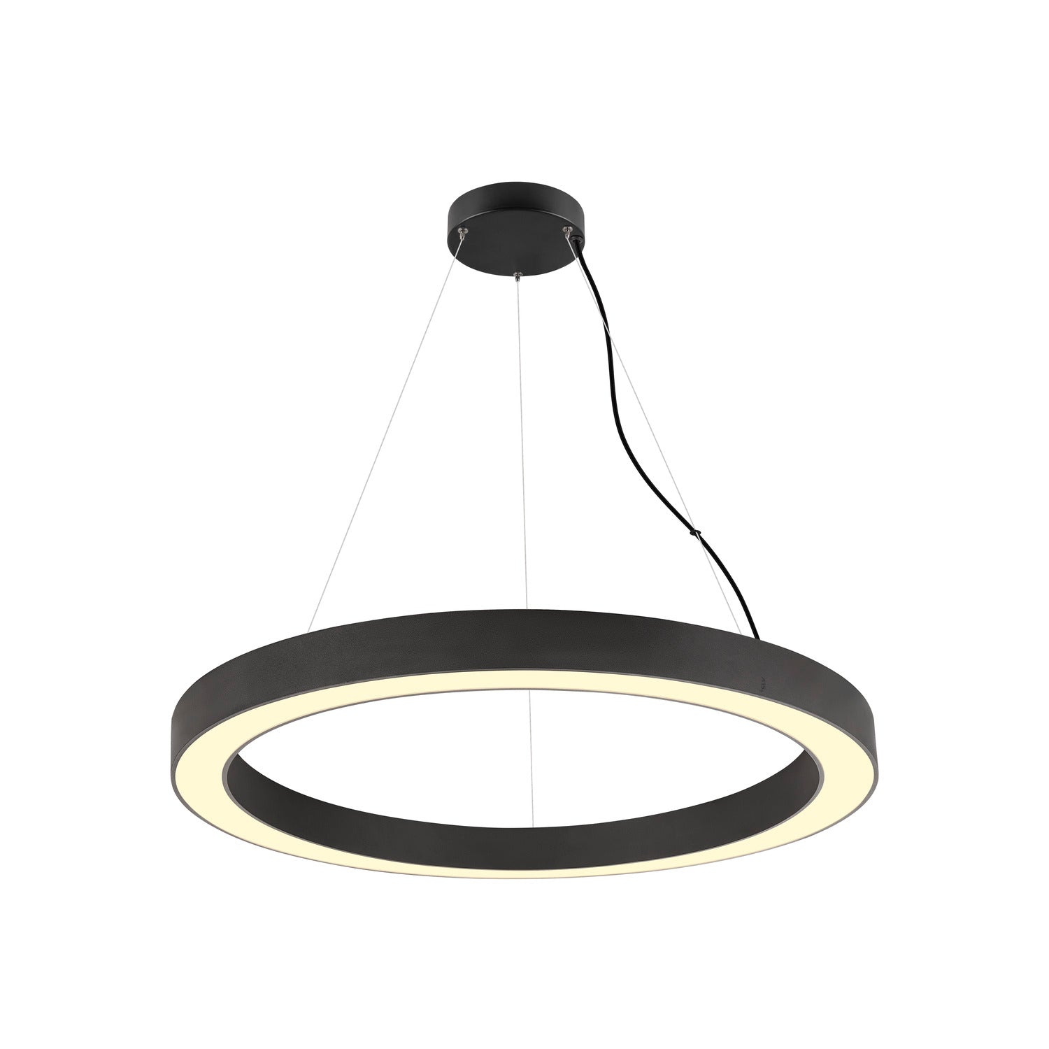 MEDO® RING 90, Candeeiro suspenso, Comprimento do pendente 300 cm, 3000/4000 K, 110°, DALI, Touch, preto