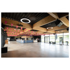 MEDO® RING 90, Candeeiro suspenso, Comprimento do pendente 300 cm, 3000/4000 K, 110°, DALI, Touch, preto