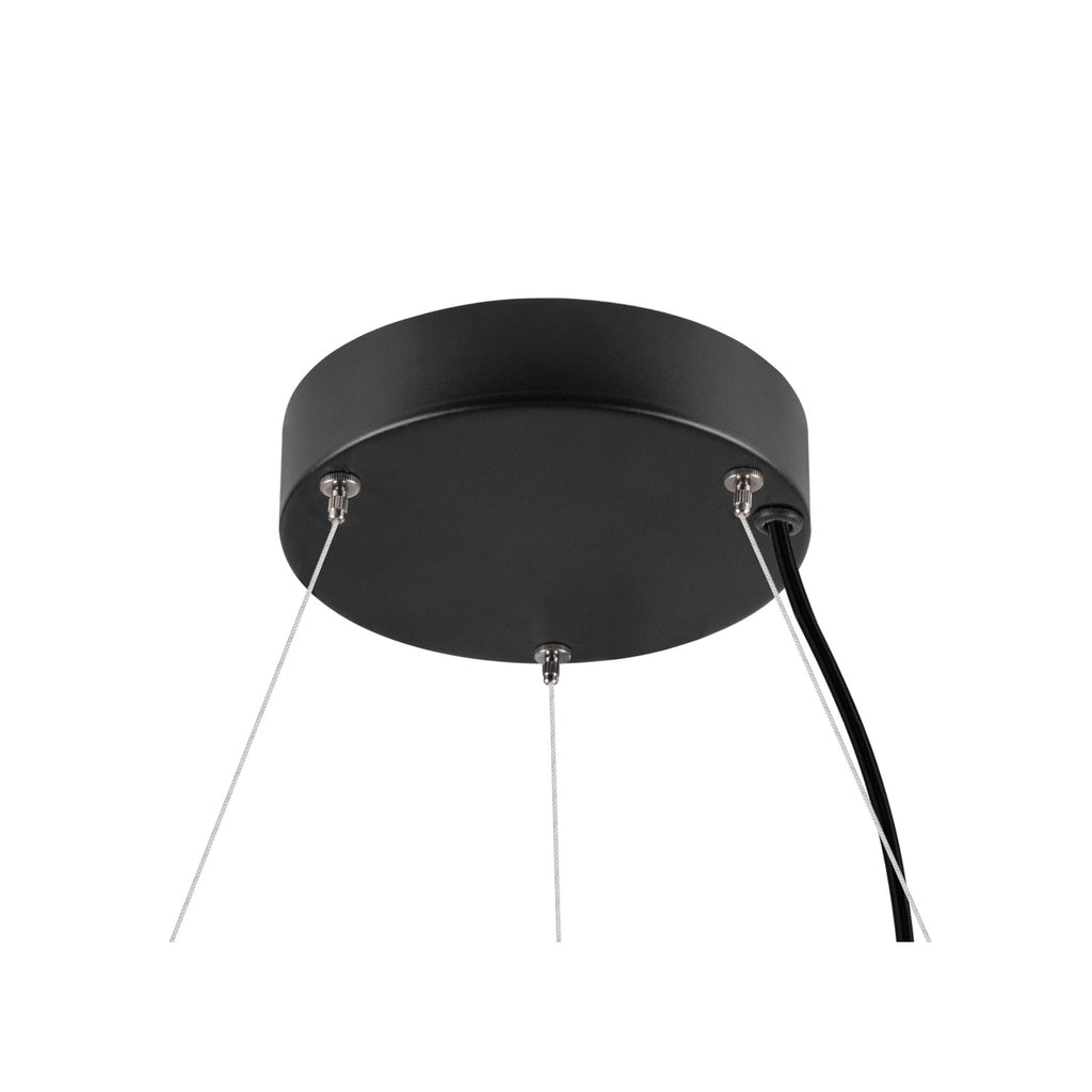 MEDO® RING 90, Candeeiro suspenso, Comprimento do pendente 300 cm, 3000/4000 K, 110°, DALI, Touch, preto