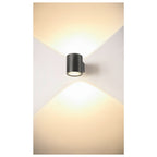 OCULUS, Aplique de parede, redondo, 2000-3000 K, 15 W, Dim-to-Warm, PHASE, 100°, bronze escuro