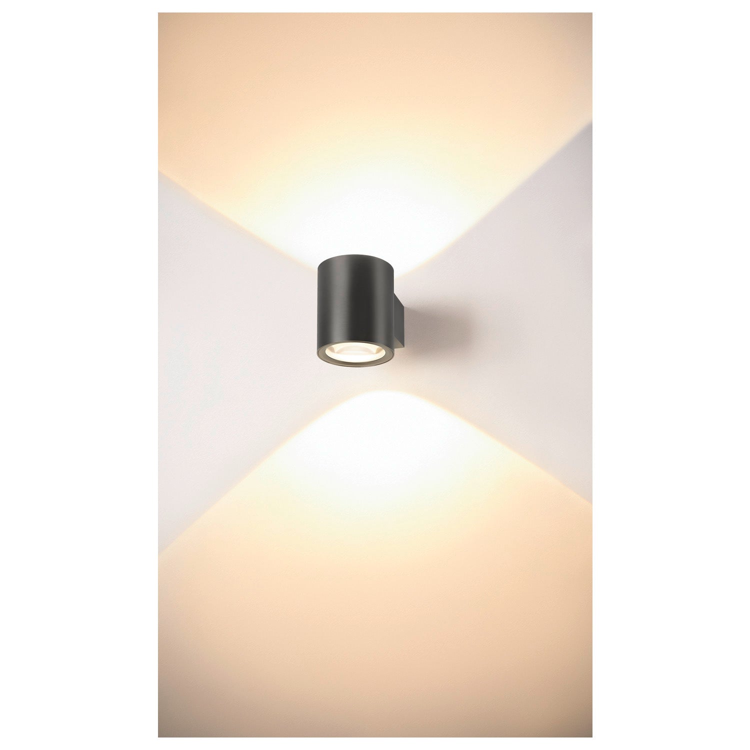 OCULUS, Aplique de parede, redondo, 2000-3000 K, 15 W, Dim-to-Warm, PHASE, 100°, bronze escuro