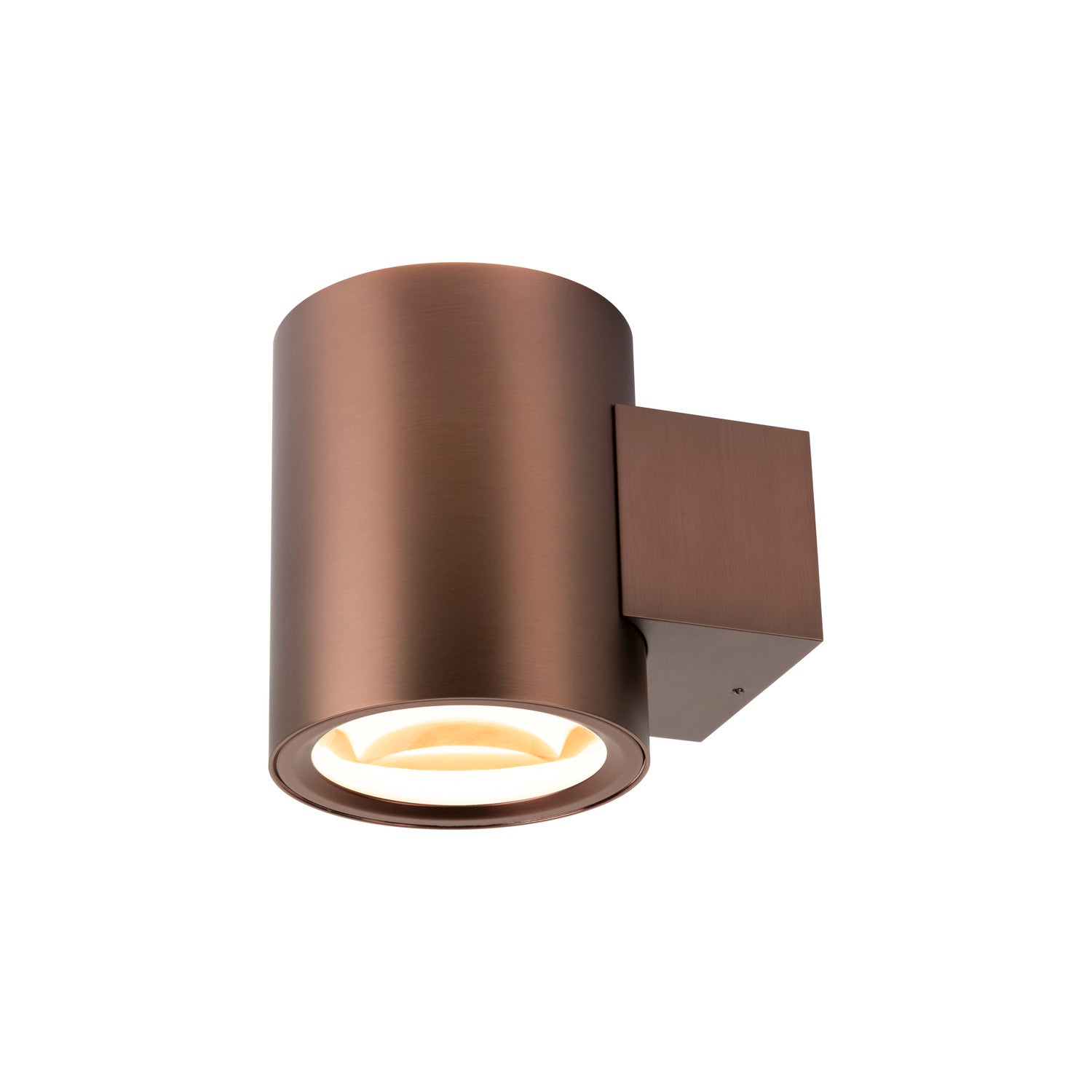 OCULUS, Aplique de parede, redondo, 2000-3000 K, 15 W, Dim-to-Warm, PHASE, 100°, cobre escuro