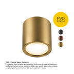 OCULUS, Plafoniere de montagem no teto, redonda, 2000-3000 K, 11 W, Dim-to-Warm, PHASE, 100°, latão