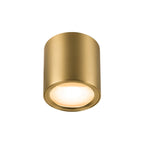 OCULUS, Plafoniere de montagem no teto, redonda, 2000-3000 K, 11 W, Dim-to-Warm, PHASE, 100°, latão