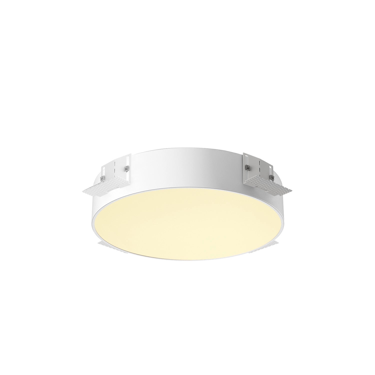 MEDO® 40, candeeiro de teto embutido, sem moldura, 3000/4000 K, 80°, IP20, redondo, branco