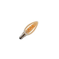 LED C35, LED-Leuchtmittel, gold, E14, 2 W, 1800 K