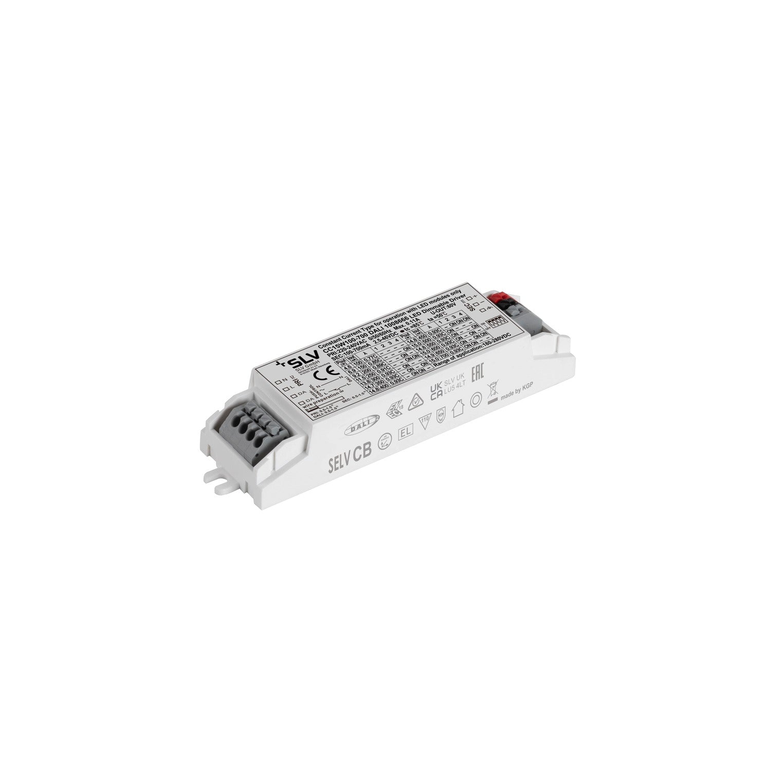 Treiber - Controlador de LED 15 W, 100-700 mA, DALI
