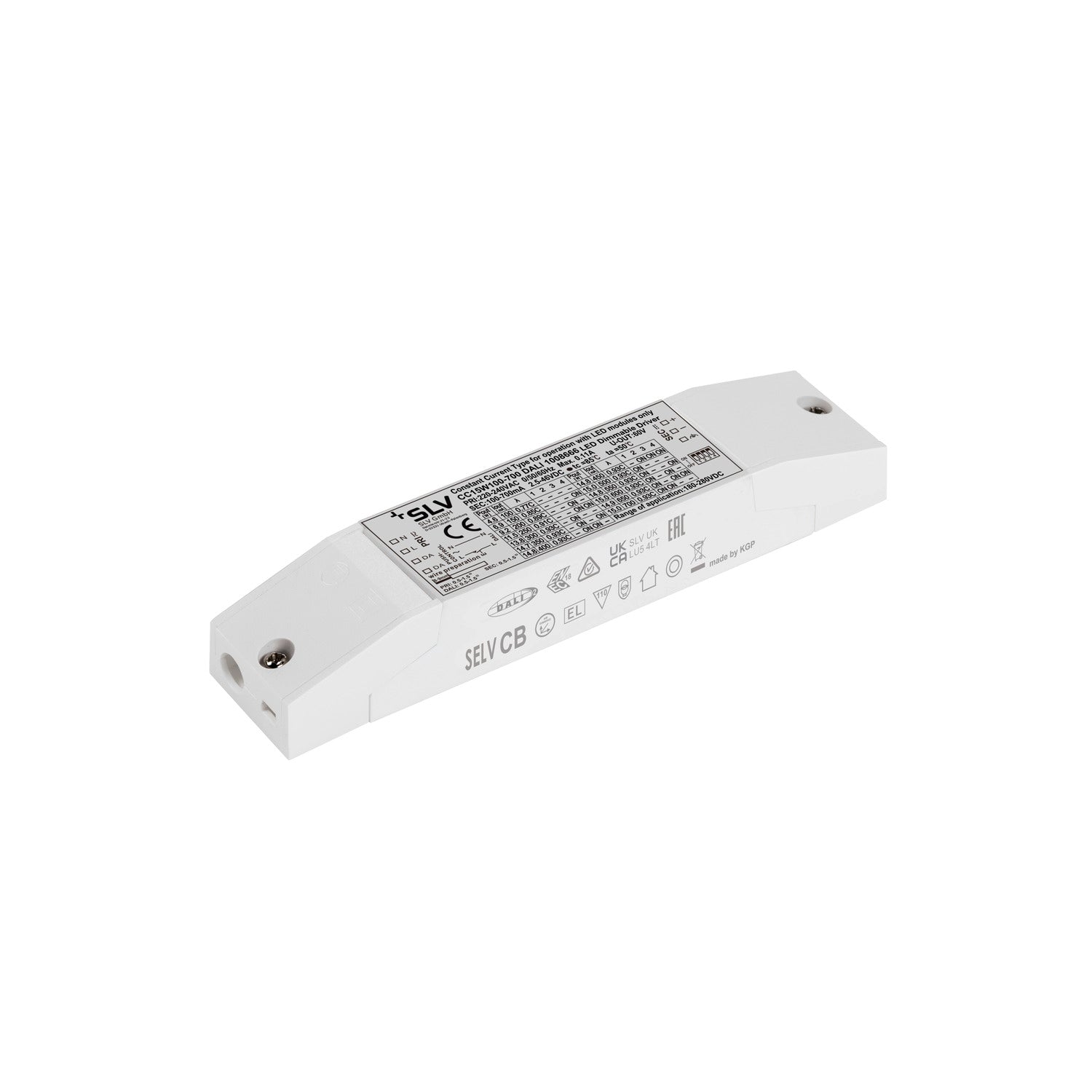 Treiber - Controlador de LED 15 W, 100-700 mA, DALI