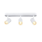 NOBLO®, luminária de parede e de teto, de montagem saliente, tripla, redonda, 3000 K, 19 W, PHASE, 32°, branco