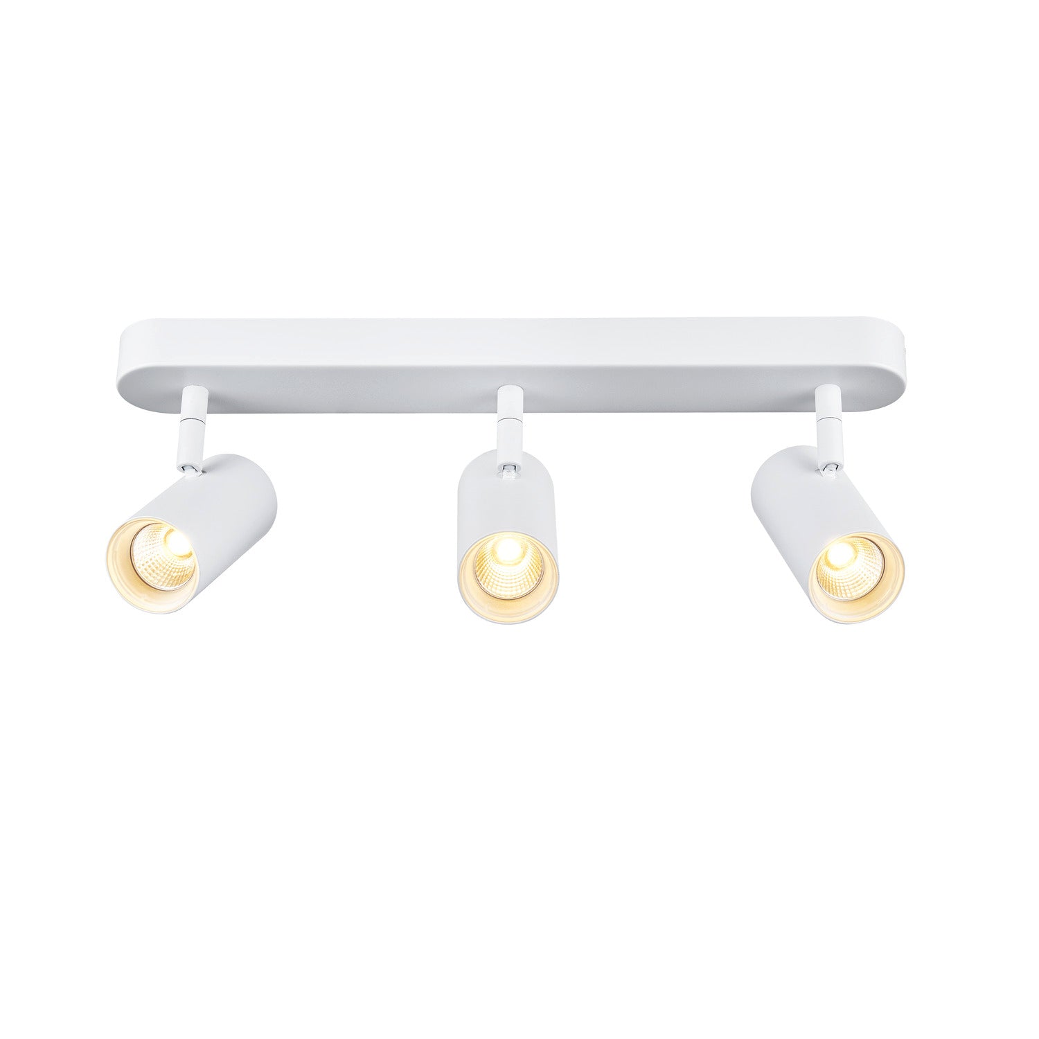NOBLO®, luminária de parede e de teto, de montagem saliente, tripla, redonda, 3000 K, 19 W, PHASE, 32°, branco