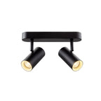NOBLO®, luminária de parede e de teto, de montagem saliente, dupla, redonda, 3000 K, 12 W, PHASE, 32°, preto