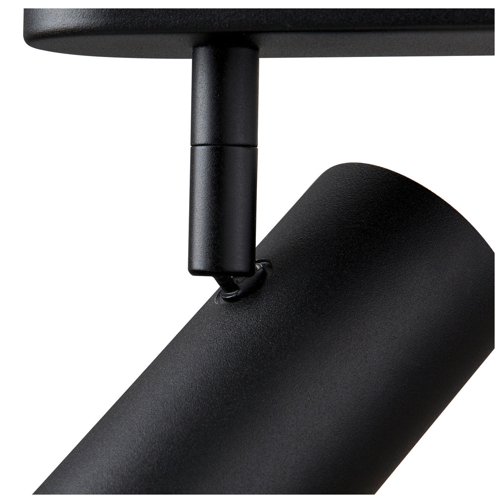 NOBLO®, luminária de parede e de teto, de montagem saliente, dupla, redonda, 3000 K, 12 W, PHASE, 32°, preto