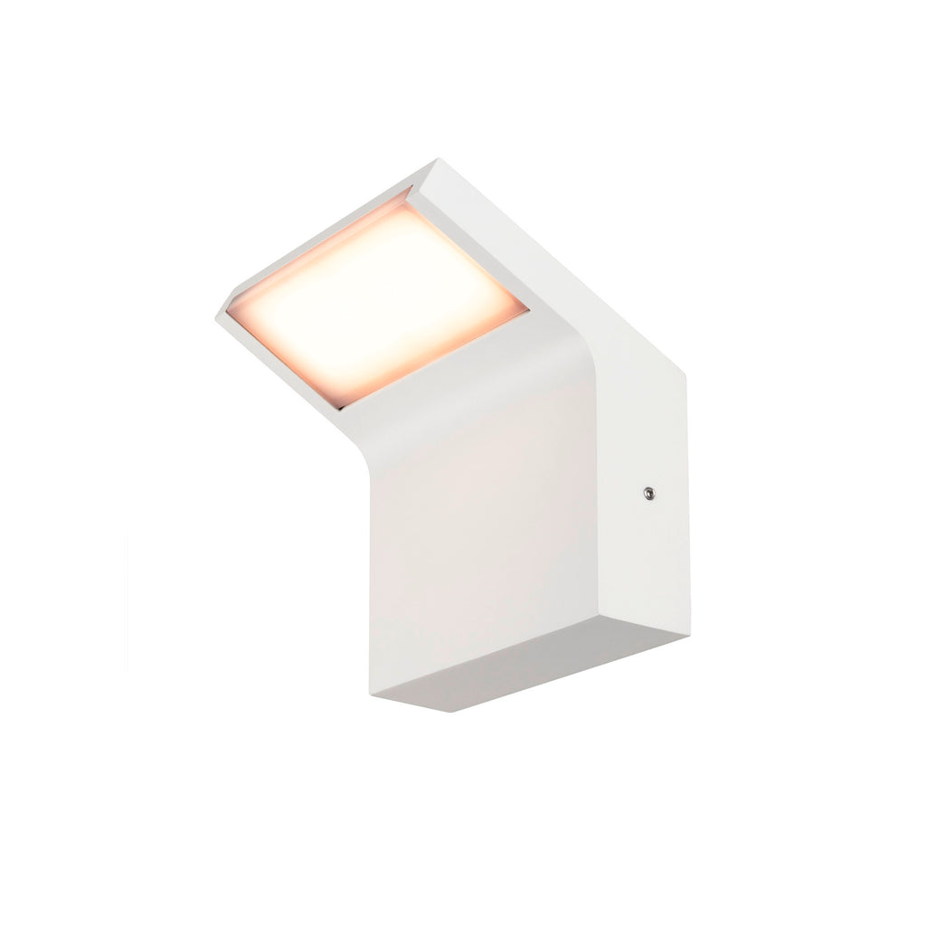 ORDI II, WL, luminária de parede de montagem saliente, angular, 2200/3000 K, IP65, branco
