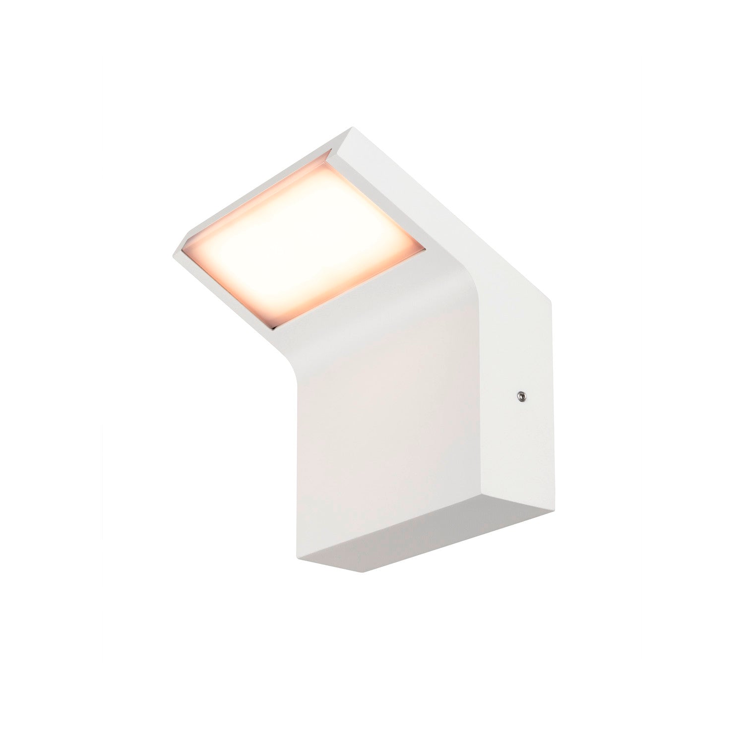 ORDI II, WL, luminária de parede de montagem saliente, angular, 2200/3000 K, IP65, branco