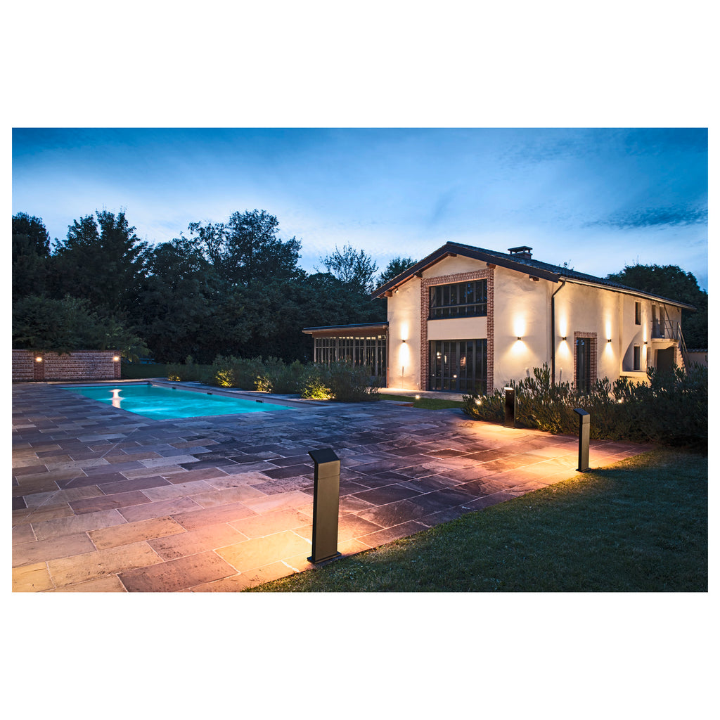ORDI II, POLE 70, SENSOR, luminária de instalação livre, angular, 2200/3000 K, IP65, preto