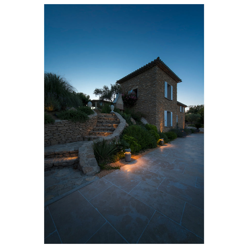 CONCRETE - CONCRETO, Pole 35, PHASE, luminária de instalação livre, 2700 K, IP65, cinzento