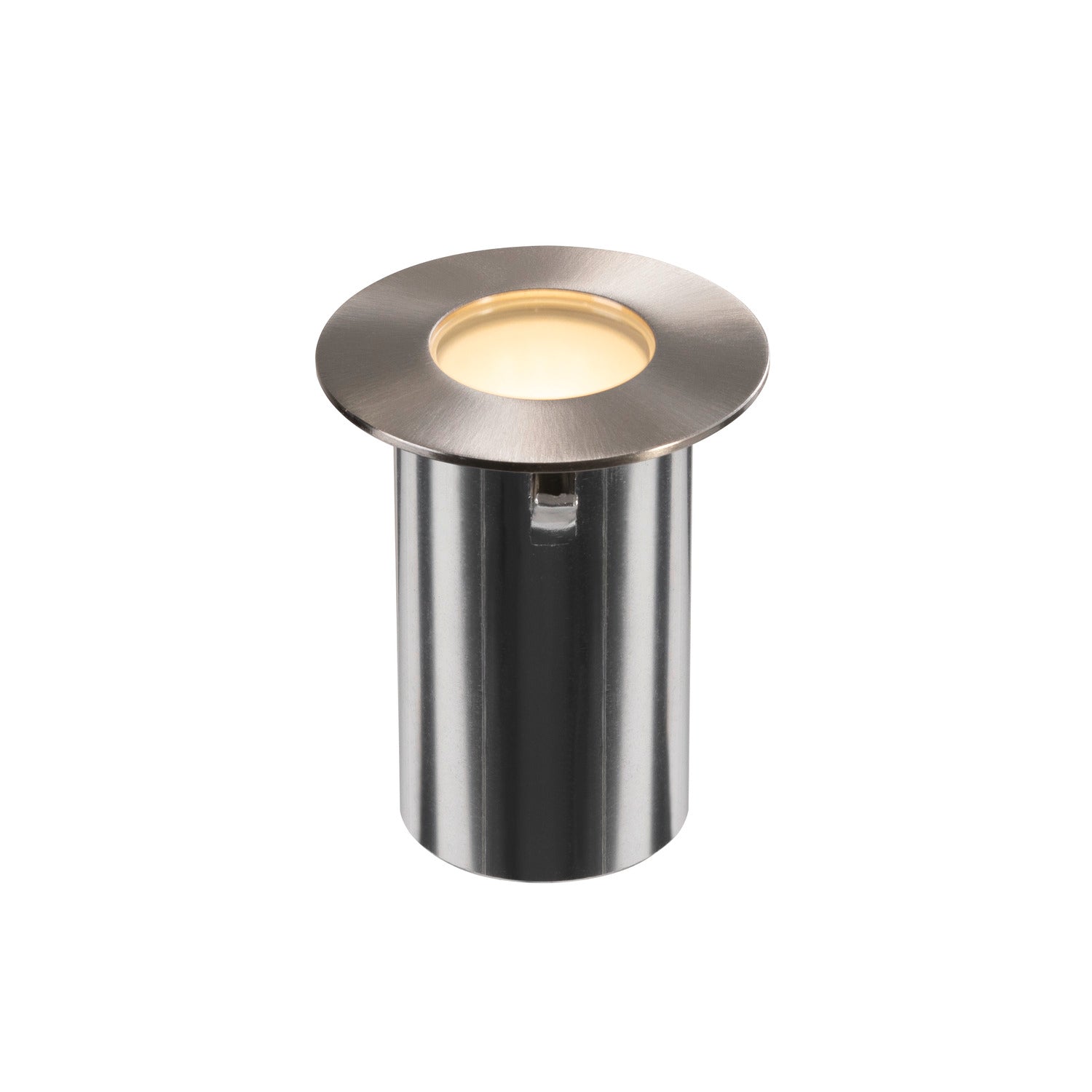 TRAIL-LITE® 60, luminária enterrada única, 3000K, IP67, redonda, aço inoxidável / alumínio