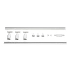 PURI 2.0, 1Ph., Conjunto de calhas triplas, QPAR51, branco