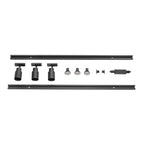 PURI 2.0, 1Ph., Conjunto de calhas triplas, QPAR51, preto