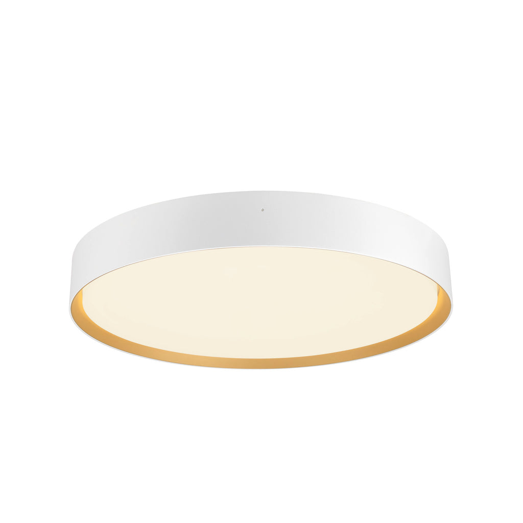 DECONA 42, CL, PHASE, Candeeiro de teto de superfície, redondo, 3000/4000K, 23 W, branco / dourado