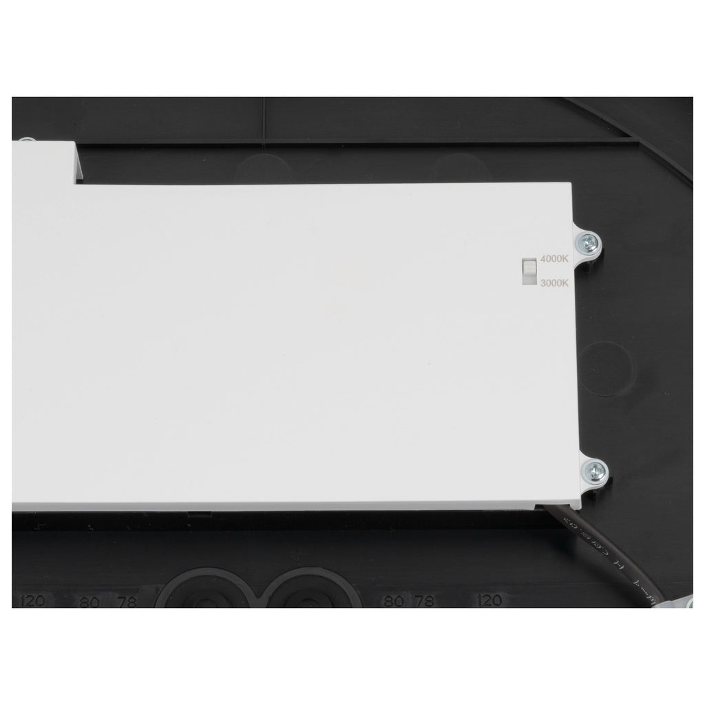 DECONA 42, CL, PHASE, Candeeiro de teto de superfície, redondo, 3000/4000K, 23 W, preto / dourado