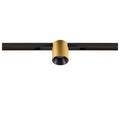 FIX-IT!, 48V, DALI, redondo, calha padrão, spot, 3000K, 6,6 W, 36°, dourado / preto