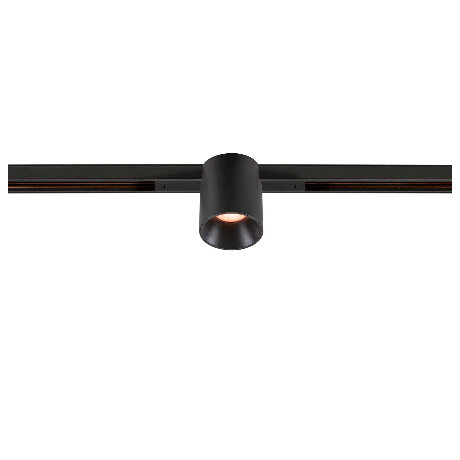 FIX-IT!, 48V, DALI, redondo, calha padrão, spot, 2000-3000K, 7,4 W, 36°, preto / preto