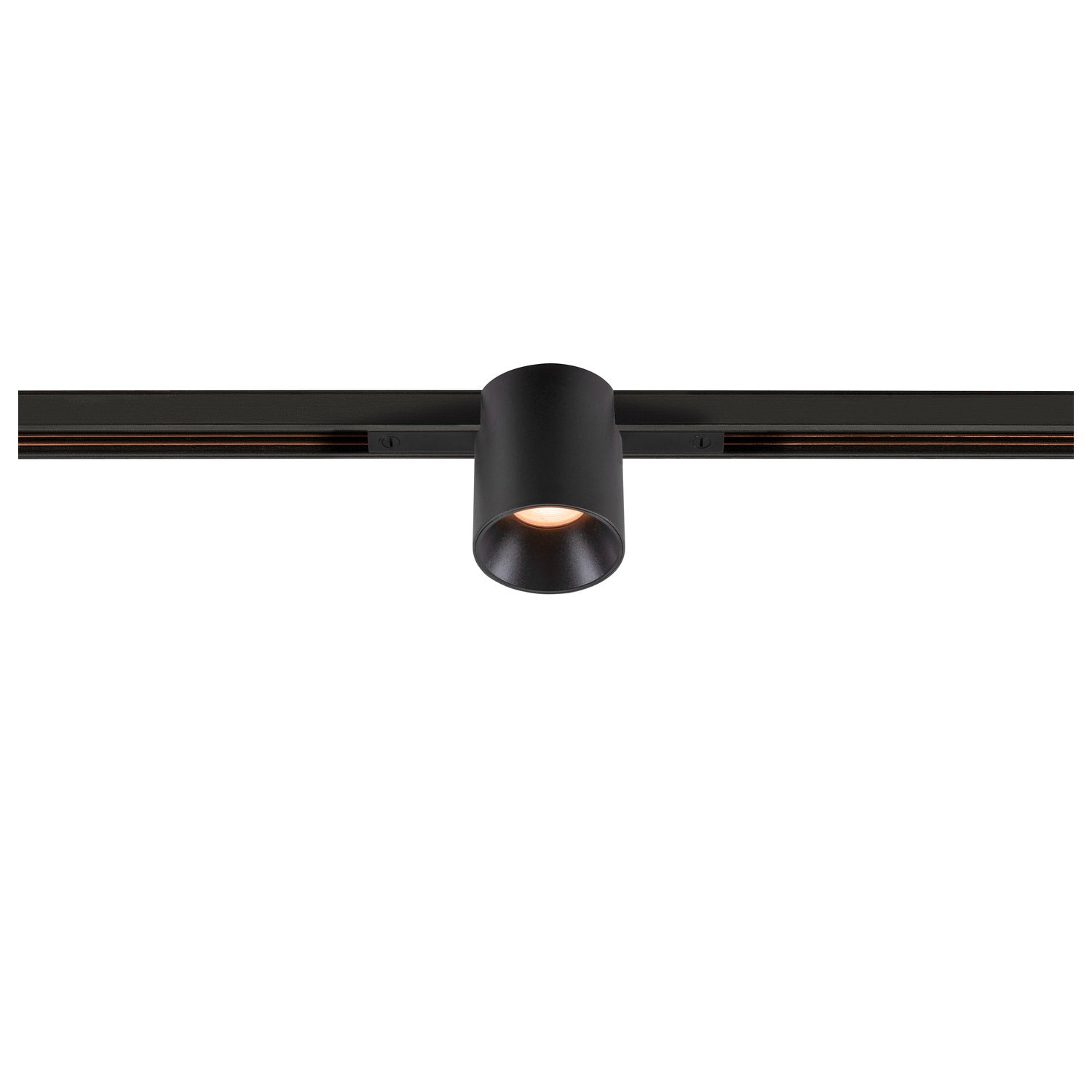 FIX-IT!, 48V, DALI, redondo, calha padrão, spot, 2000-3000K, 7,4 W, 36°, preto / preto