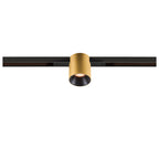 FIX-IT!, 48V, DALI, redondo, calha padrão, spot, 2000-3000K, 7,4 W, 36°, dourado / preto