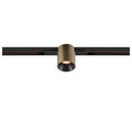 FIX-IT!, 48V, DALI, redondo, calha padrão, spot, 2000-3000K, 7,4 W, 36°, bronze / preto