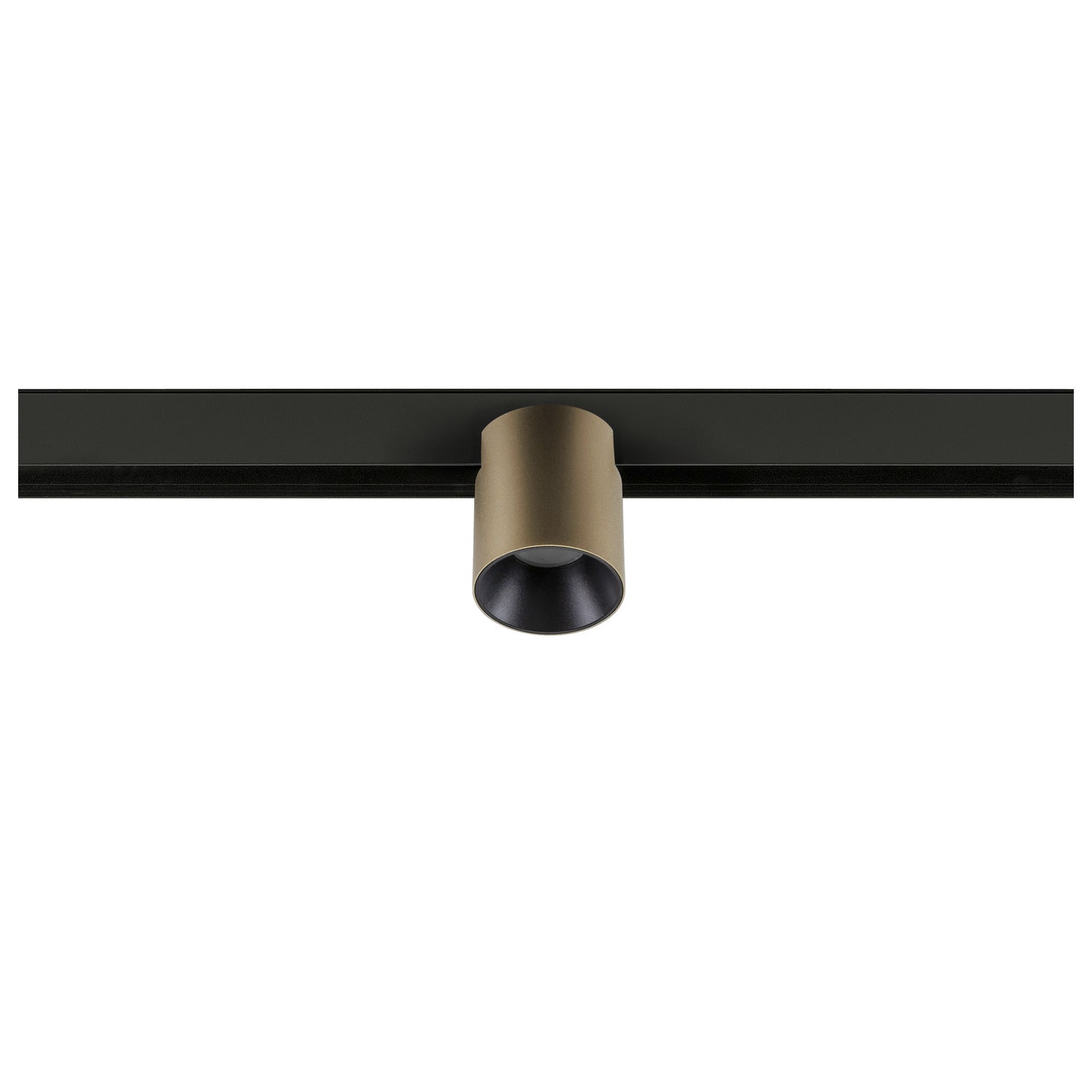 FIX-IT!, 48V, DALI, redondo, calha de montagem na superfície, spot, 3000K, 6,6 W, 36°, bronze / preto