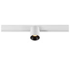 FIX-IT!, 48V, DALI, redondo, calha de montagem na superfície, spot, 2000-3000K, 7,4 W, 36°, branco / preto
