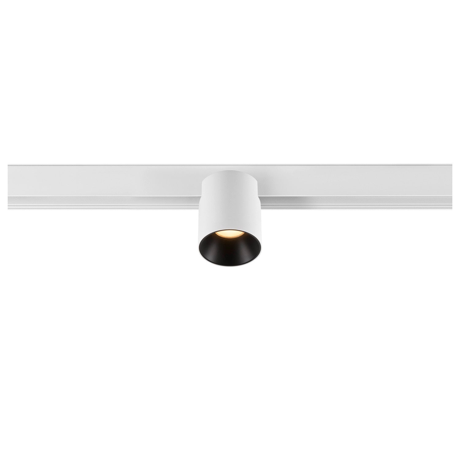 FIX-IT!, 48V, DALI, redondo, calha de montagem na superfície, spot, 2000-3000K, 7,4 W, 36°, branco / preto